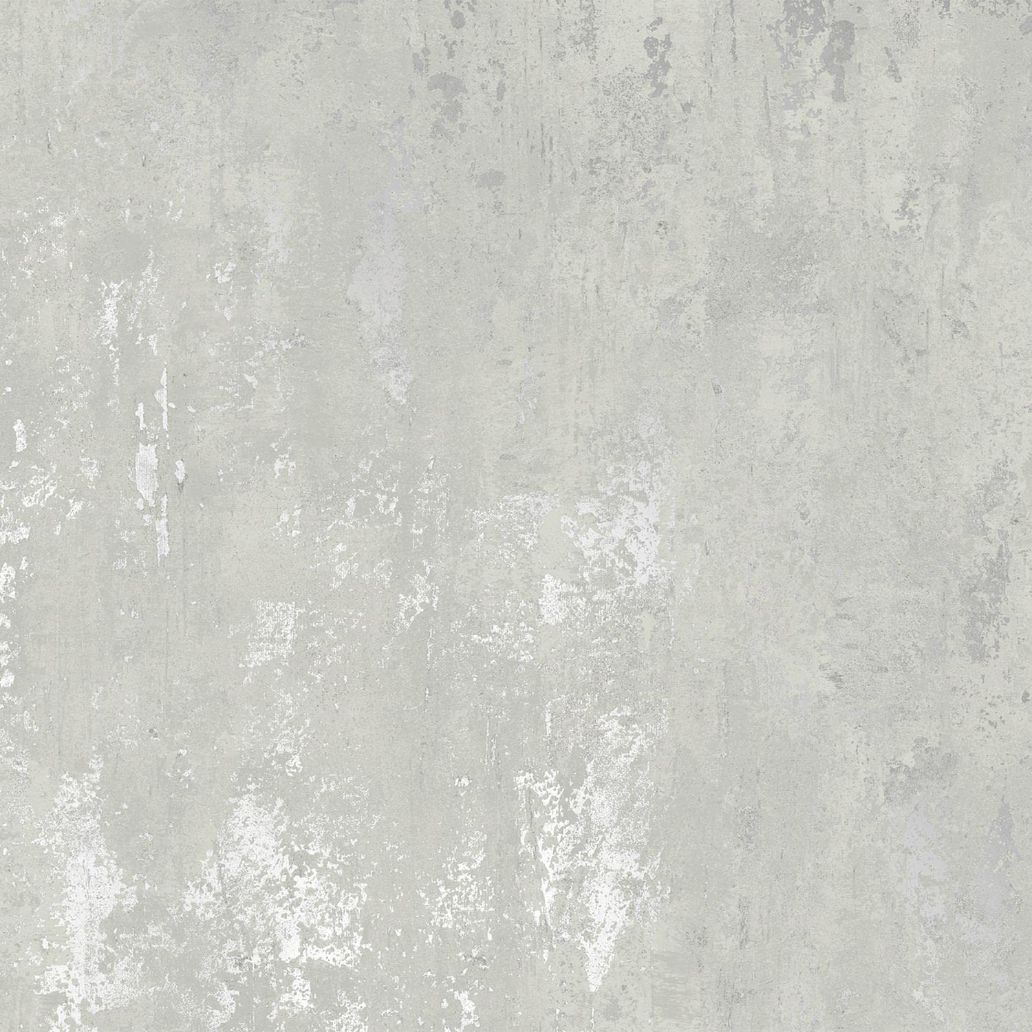 Yöl Silver Metallic Marble Wallpaper Home Industrial Concrete Effect Grey