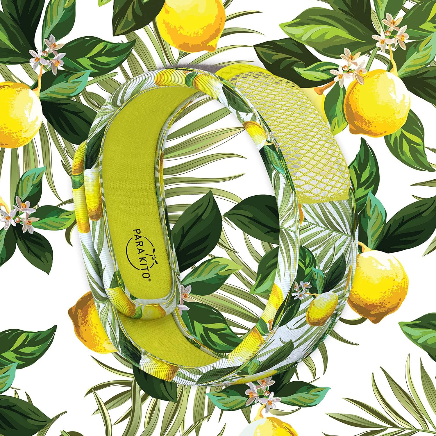 PARA'KITO Mosquito Insect & Bug Protection Wristband - Mosquito Stickers & Bug Spray Alternative - Summer Essentials, Beach Accessories, Hiking & Camping Essentials - Natural Essential Oils (Lemon) - Image 4