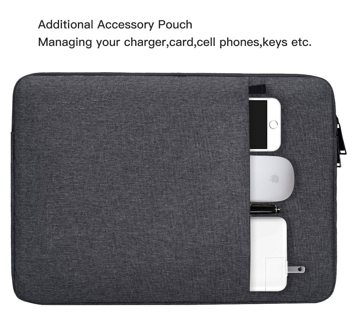 Funda Para Portátil De 17 Pulgadas DOMISO - Impermeable Y Resistente A Golpes, Con Bolsillos Extra