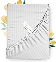 Vista 66 de Carressa Linen Sábana bajera ajustable 100% algodón tamaño King – Sábana bajera de 800 hilos King de algodón, lujosamente suave, refrescante