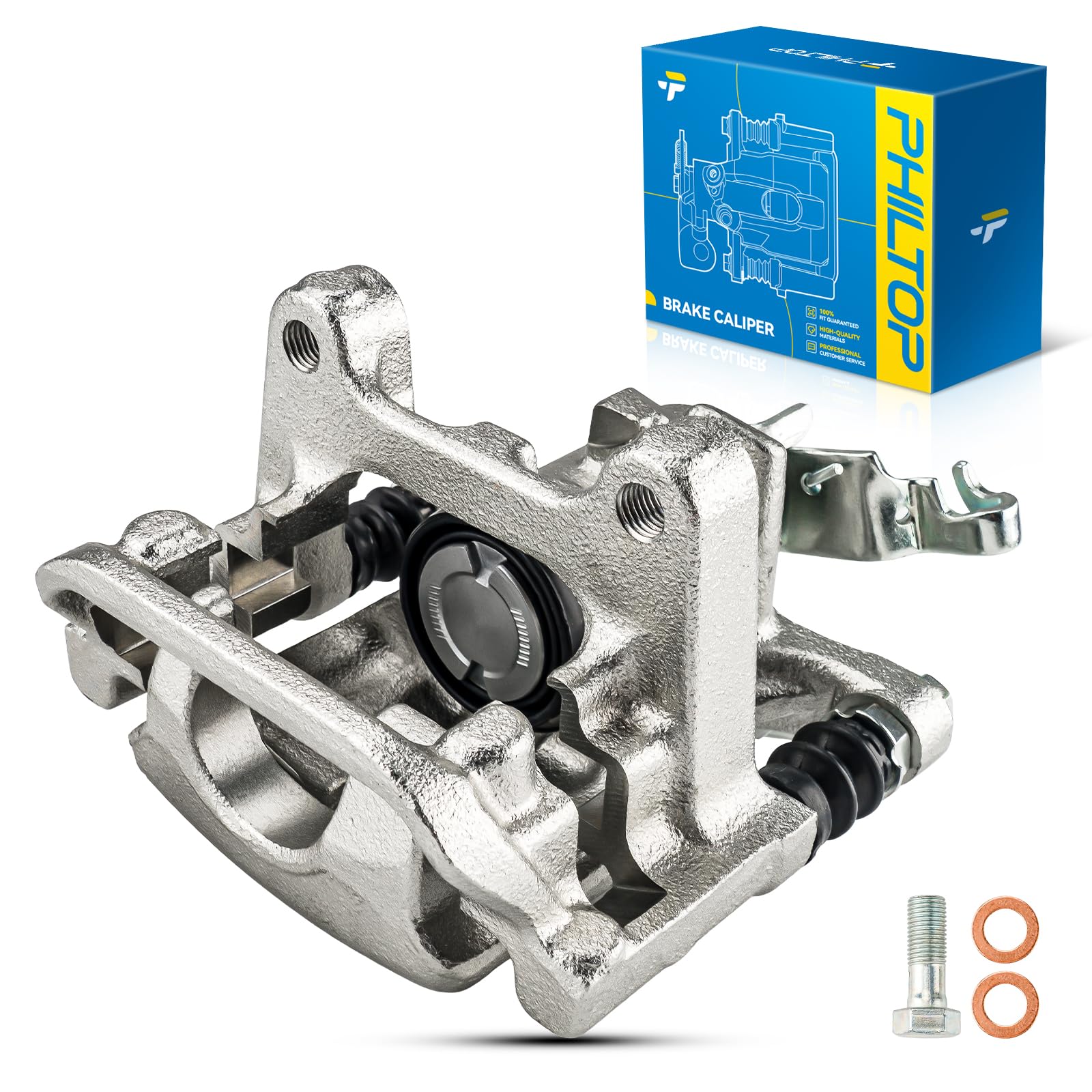 PHILTOP Rear Right Brake Caliper w/o Pads Compatible with 2015-2022 Passat