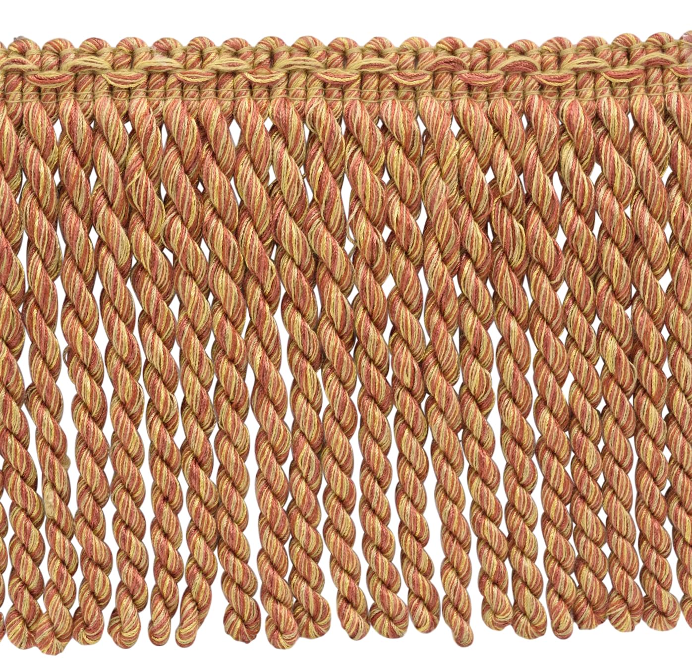 Frange passementerie 15cm rouille galon franges pour abat-jour et costume
