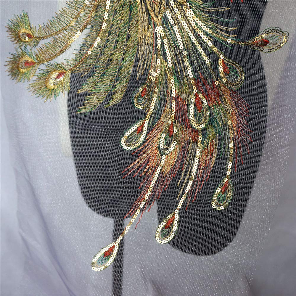 Dentelle De Plumes De Paon – Garnitures élégantes Pour Robes De Mariée