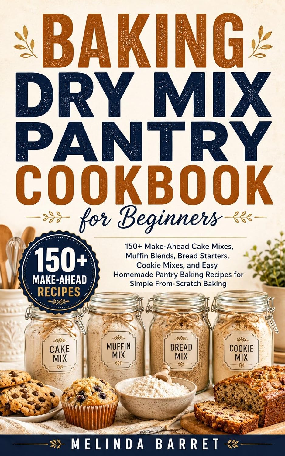 Baking Dry Mix Pantry Cookbook for Beginners: 150+ Make-Ahead Cake Mixes, Muffin Blends, Bread Starters, Cookie Mixes, and Easy Homemade Pantry Baking ... Home Bakers (THE DRY MIX PANTRY SERIES)