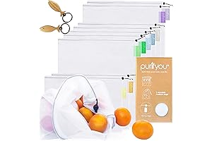 purifyou Reusable Produce Bags: Sustainable Storage for Your Fresh Produce