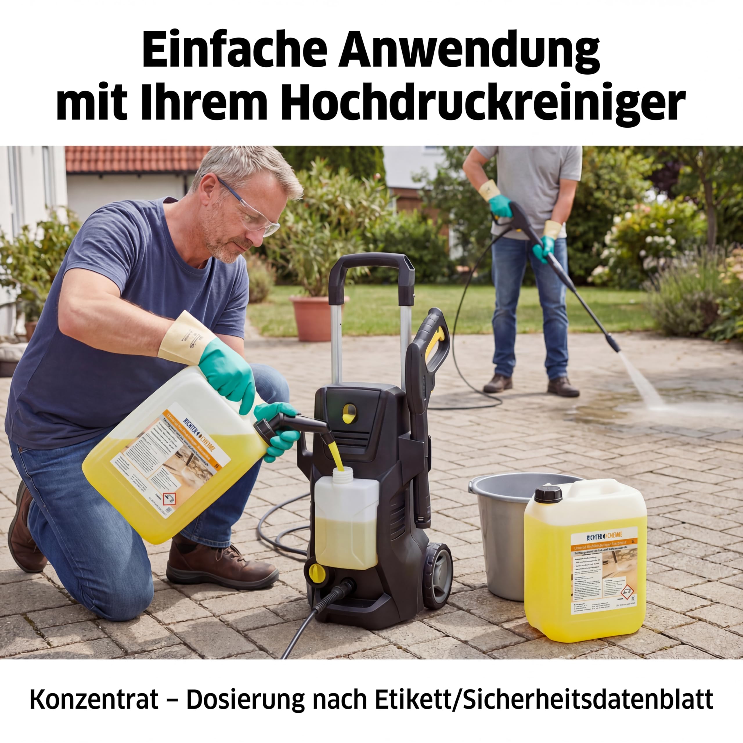Universal Reinigungskonzentrat für Hochdruckreiniger, Reinigung rund ums Haus PKW, Terasse etc., Universalreiniger