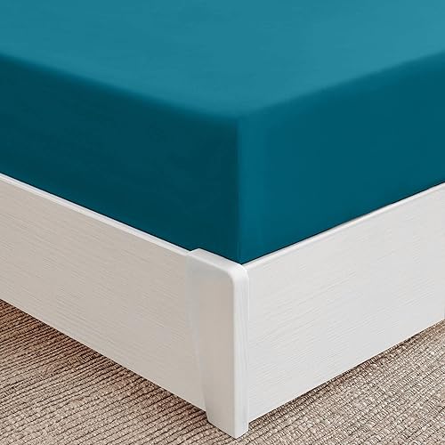 Mellanni Sábana bajera tamaño King - Iconic Collection Sábanas de cama con bolsillo profundo de hasta 16 pulgadas - Suave y refrescante - Resistente disponible en Yaxa Mexico