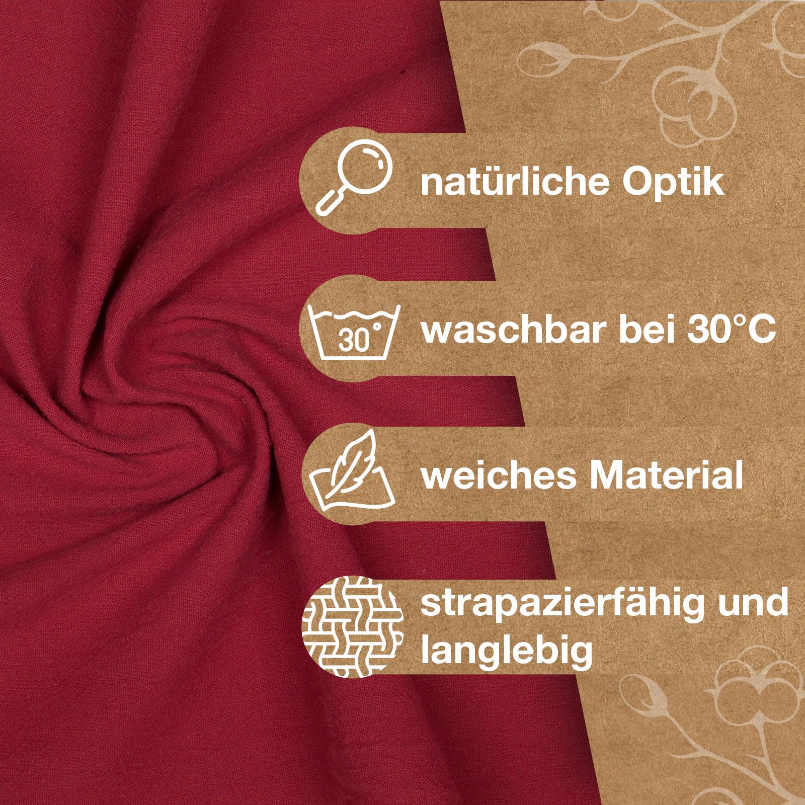 Halbach Seidenbänder Runner da tavola verde (40 x 250 cm) – Runner da tavola certificato in 100