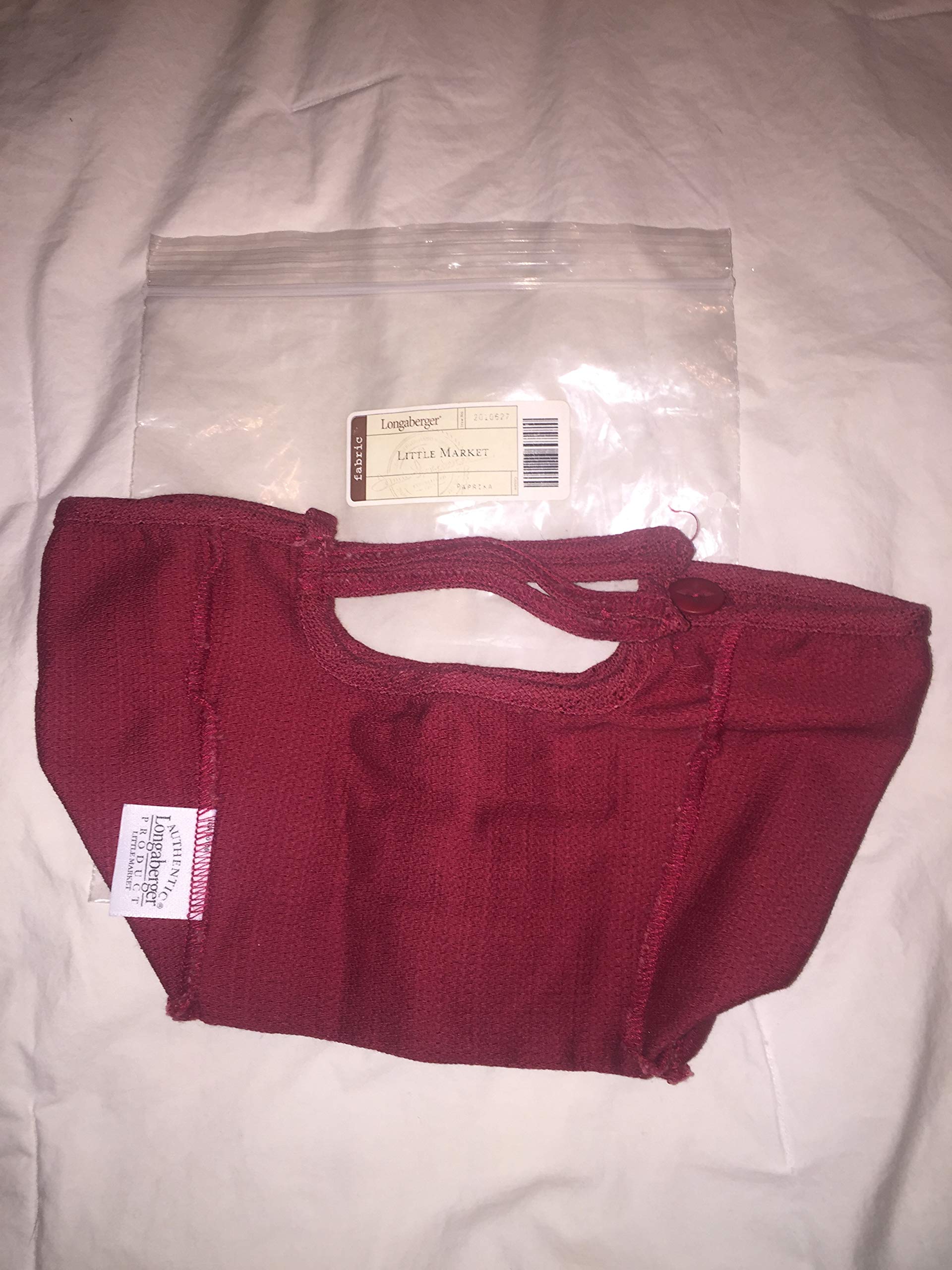 Longaberger Liner for Little Market Basket in Paprika