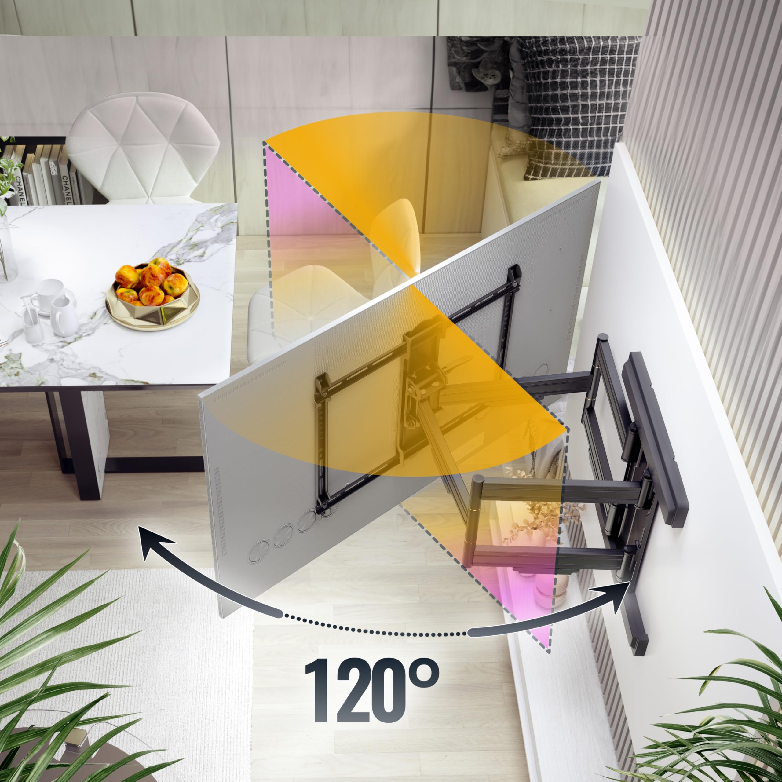 Mounting Bracket TV S7564-B Ricoo 65-110 Pollici - Dettaglio