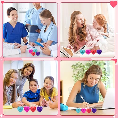 Miniatura 4 de 36 bolas de espuma con forma de corazón, bolas de espuma motivacionales para el estrés, regalos a granel para niños y adultos, boda, fiesta escolar