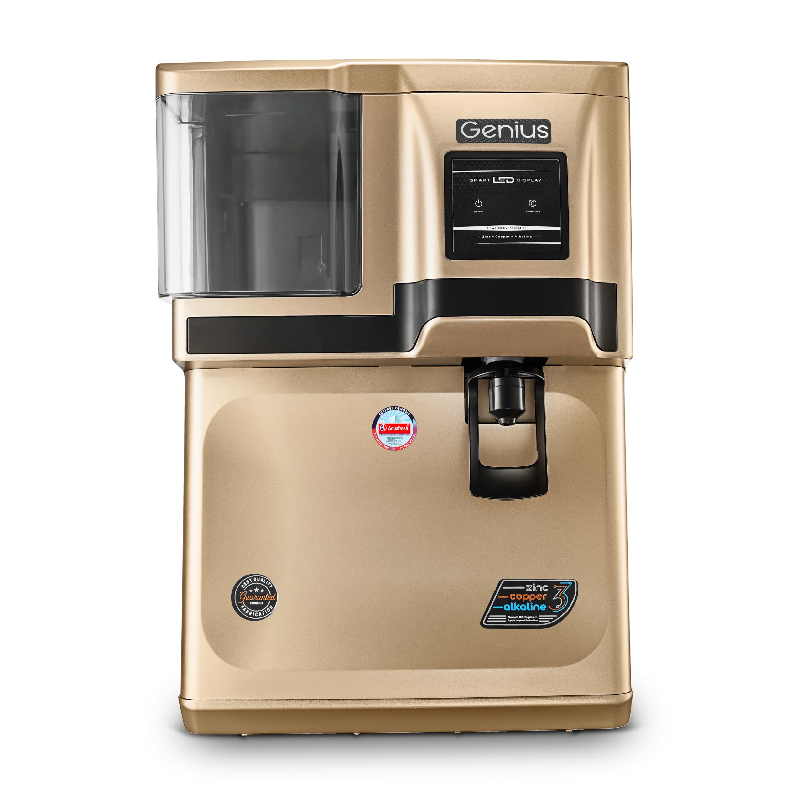8L Water Purifier Dual Storage Tank Purifier Smart LED Display/Power On/Off (1 Year Warranty On Motor & SMPS) (1st BIS (IS 16240 :2023) CM/L8100159306) (Brown)-image-17