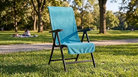 KobeHome%100 PAMUK SANDALYE KILIFI KOYU YEŞİL 60X130 CM