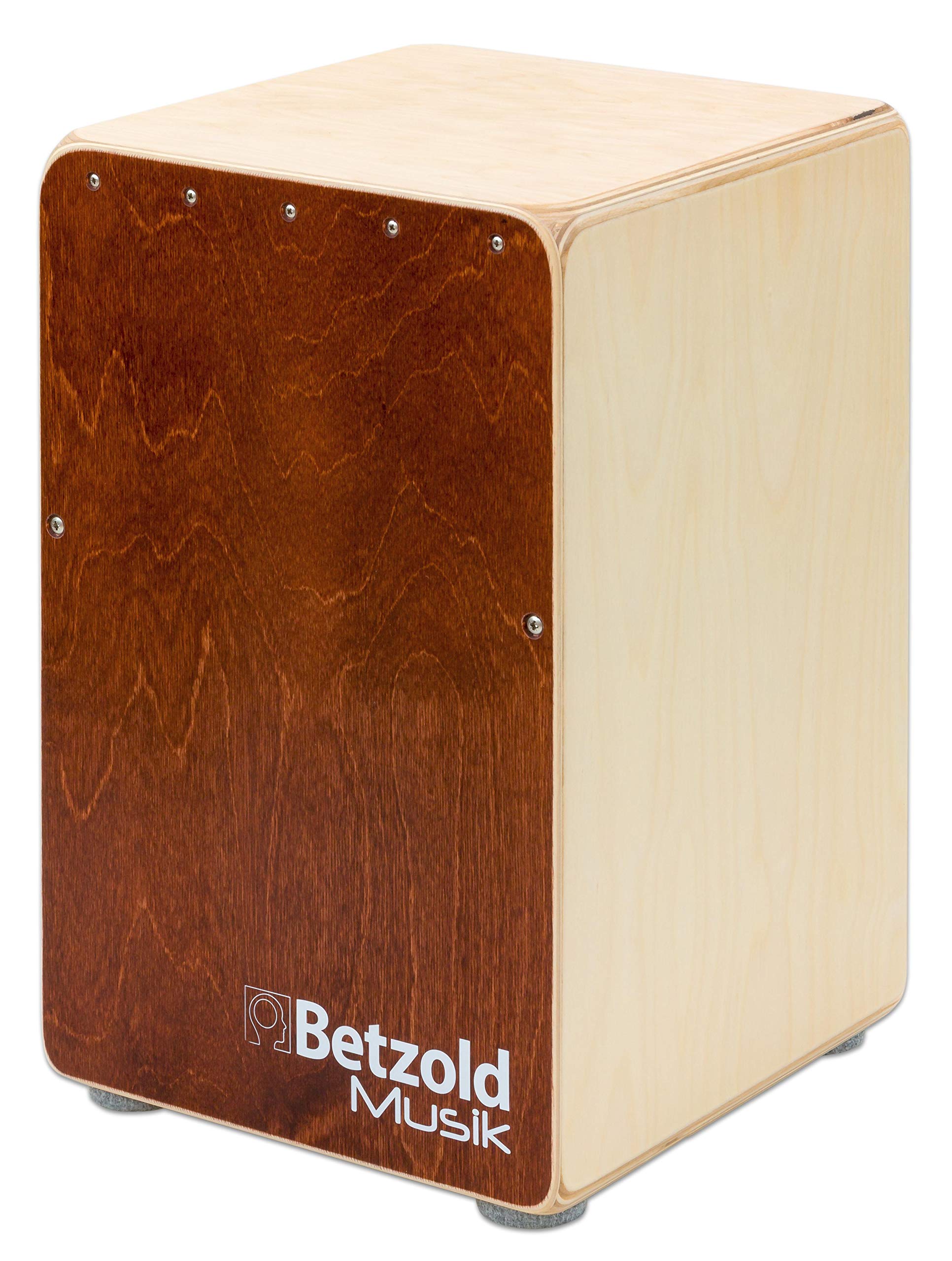 Betzold Musik - Cajon Premium, Birke, hervorragende Qualität, Snare - Percussioninstrumente Percussion Kinder Musikunterricht Musikschule lernen Rhytmik Rhytmus