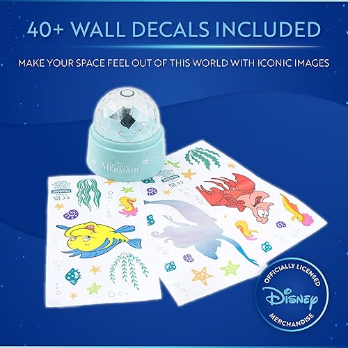Miniatura 4 de Paladone Juego de luces de proyección y calcomanías de pared de La Sirenita, proyecta un mundo bajo el mar en tu techo y paredes