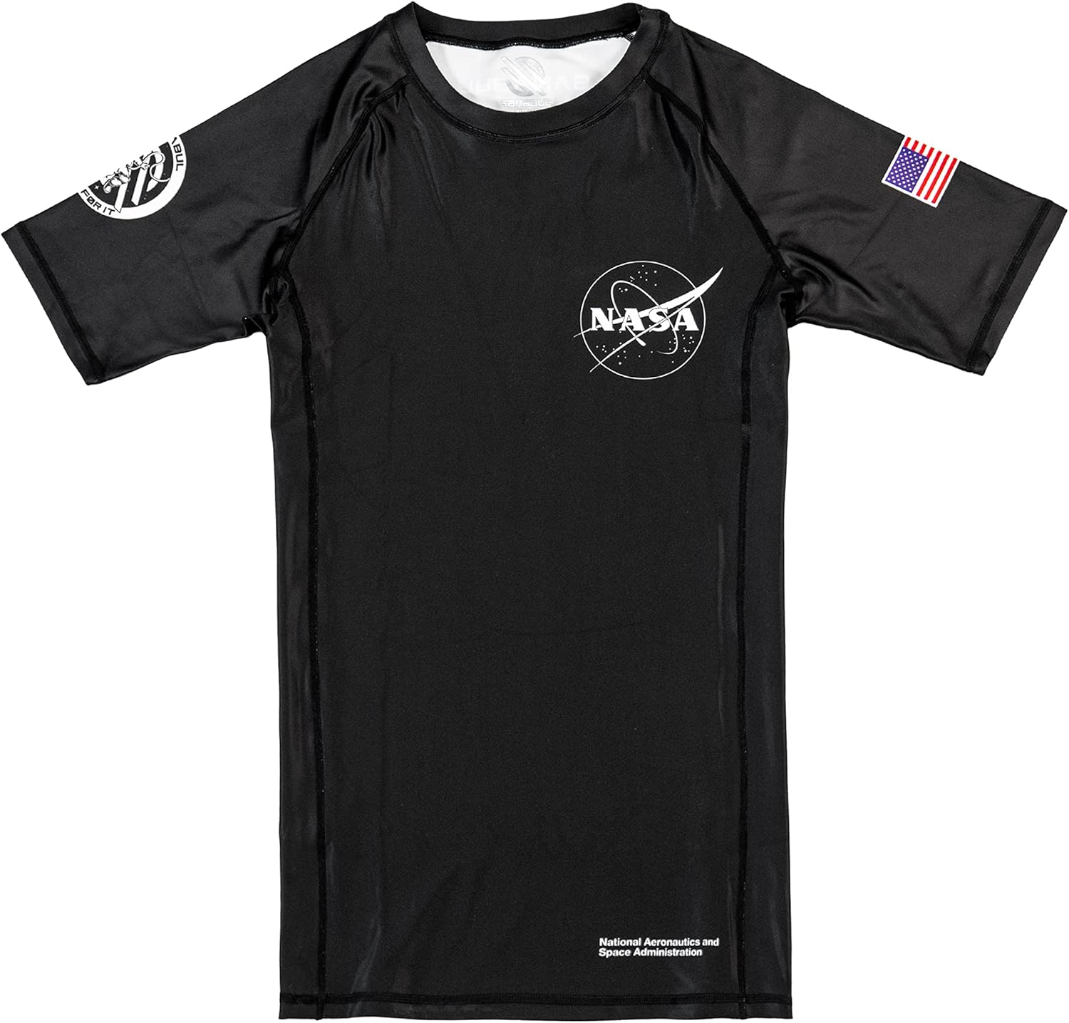 Sanabul NASA Short Sleeve Compression MMA BJJ Wrestling Jiu Jitsu Rash Guard - Image 6
