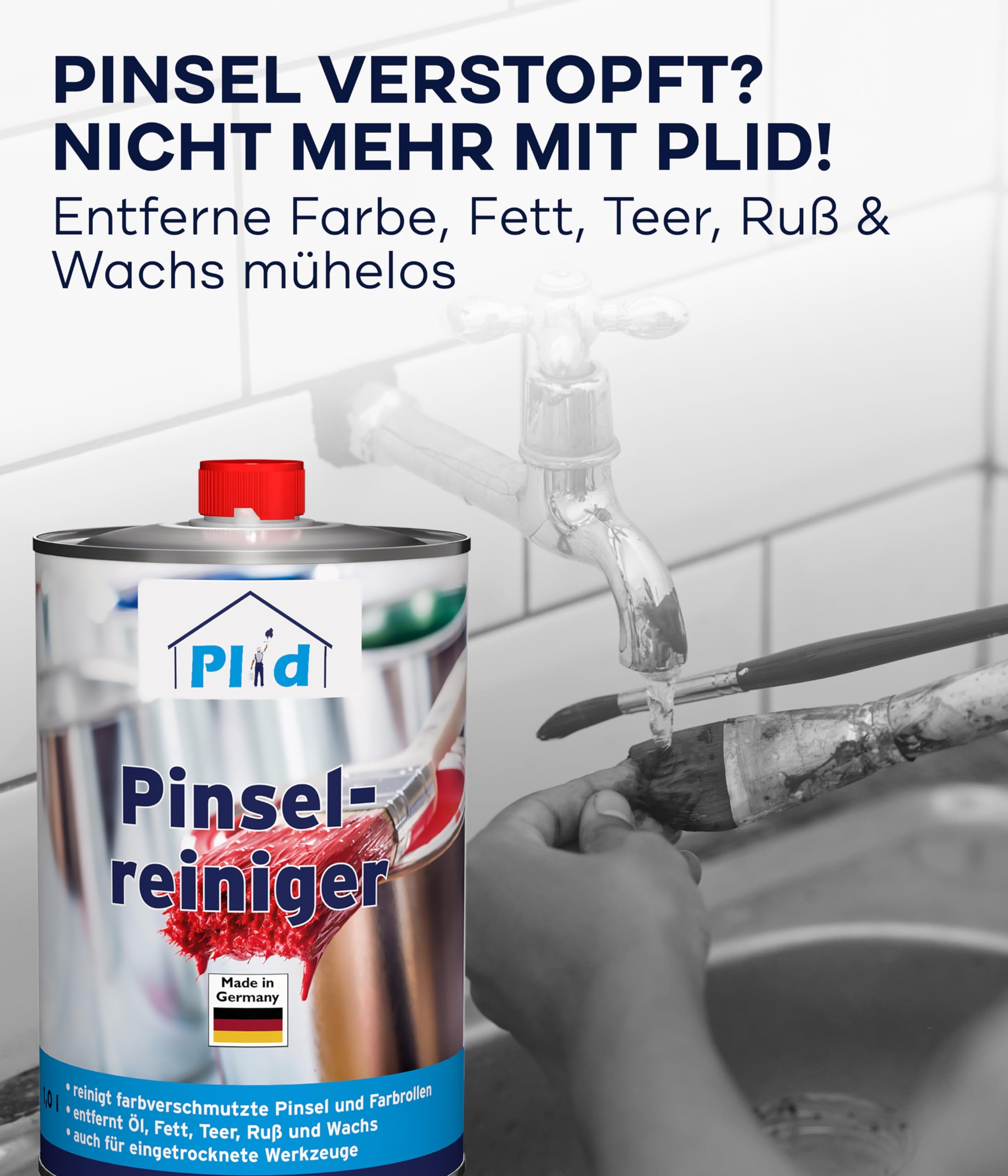 prinzcolor Prinzcolor® Premium środek do czyszczenia pędzli, 2 l