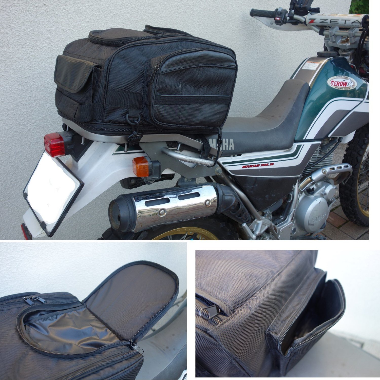 Amazon | STARKS 容量可変ツーリングシートバッグ 容量32L→45L