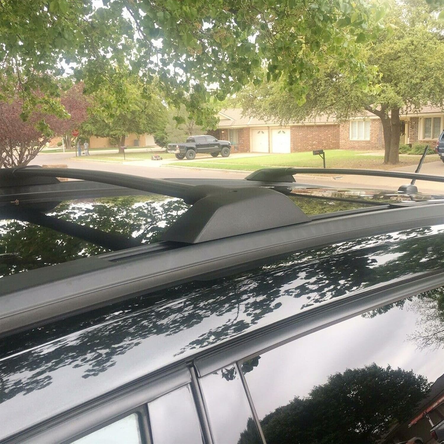 Roof Rack Bar Side Rail Luggage Aluminum MJ1567917 19244268 RRCBSRLCF2CT