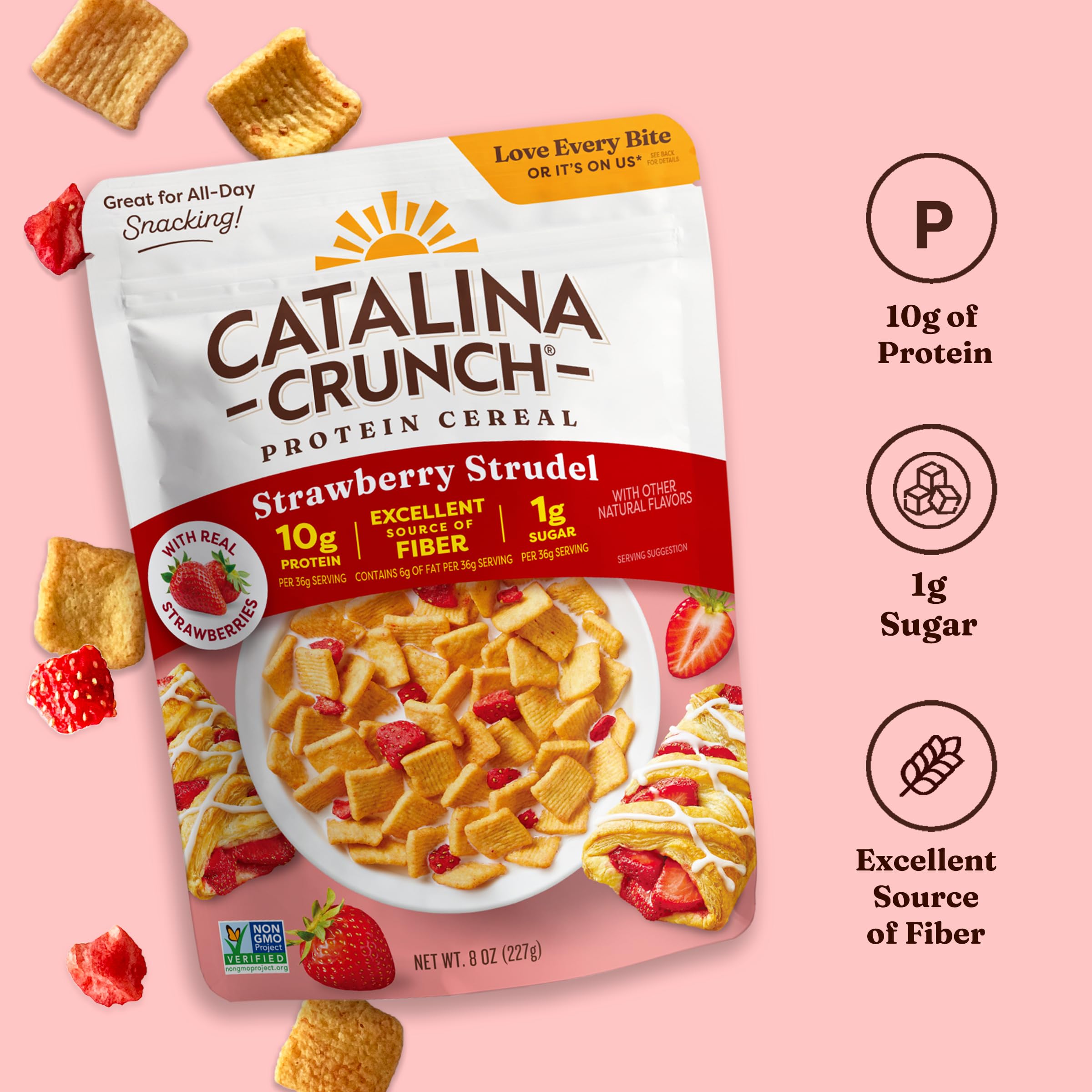 Catalina Crunch Protein Cereal - Breakfast Cereal with 10g of Protein No Added Sugar - Gluten Free - — view 3