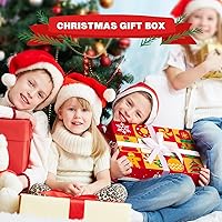 Vista 3 de BOOZUU Juego de bloques de construcción de árbol de Navidad, 1124 piezas de ladrillos de construcción de Navidad, juguete de regalo de Navidad