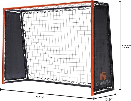 Miniatura 12 de Goalrilla Striker - Entrenador de rebote de fútbol con red de rebote y portería de doble cara, ultra sensible, tamaño grande