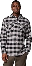 Columbia Mens Bearmouth Springs Roll Up Long Sleeve Flannel Shirt