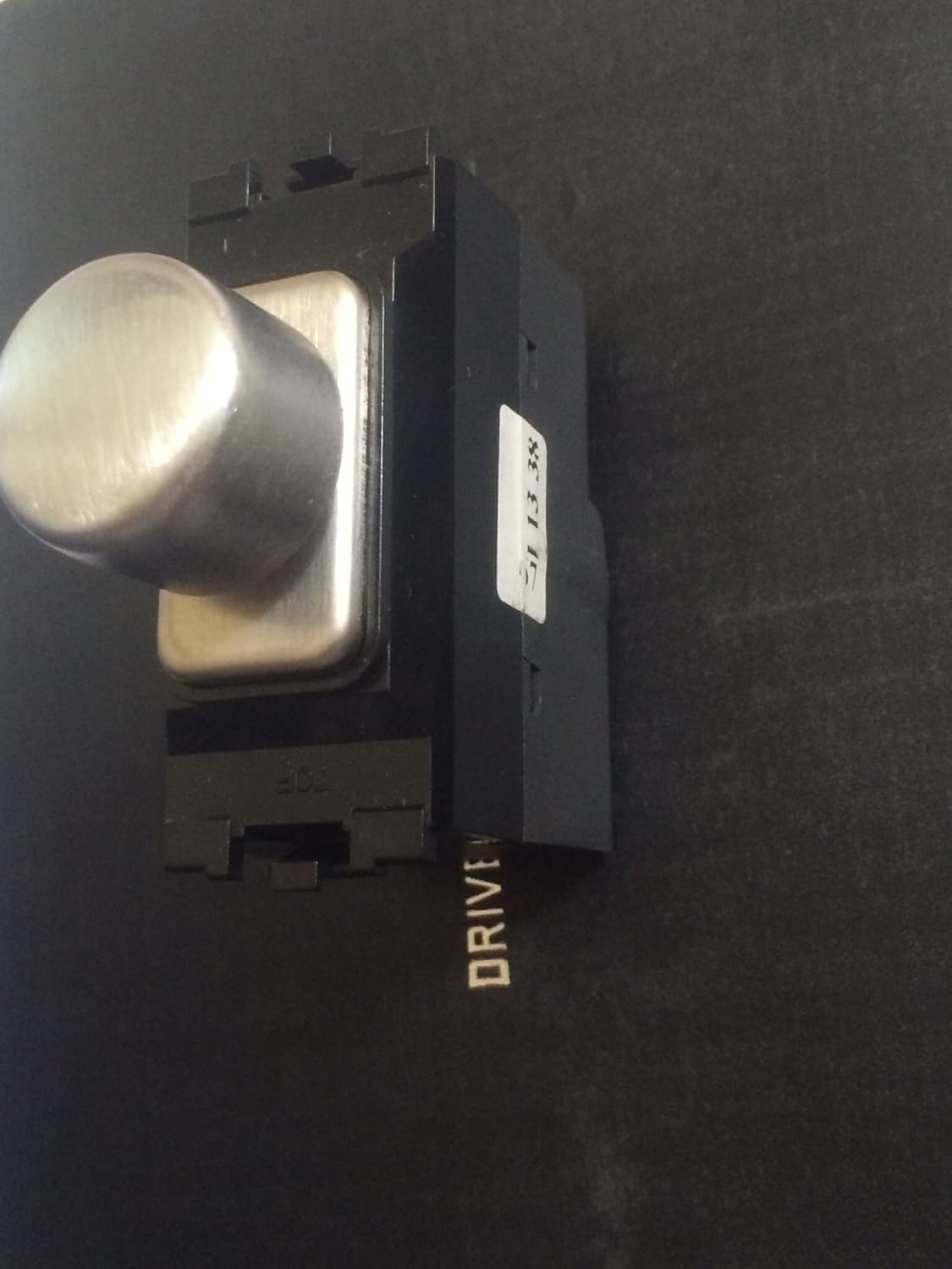 Aspect 1 Gang 2 Way Brushed Stainless Steel 1 LED Dimmer Switch Module