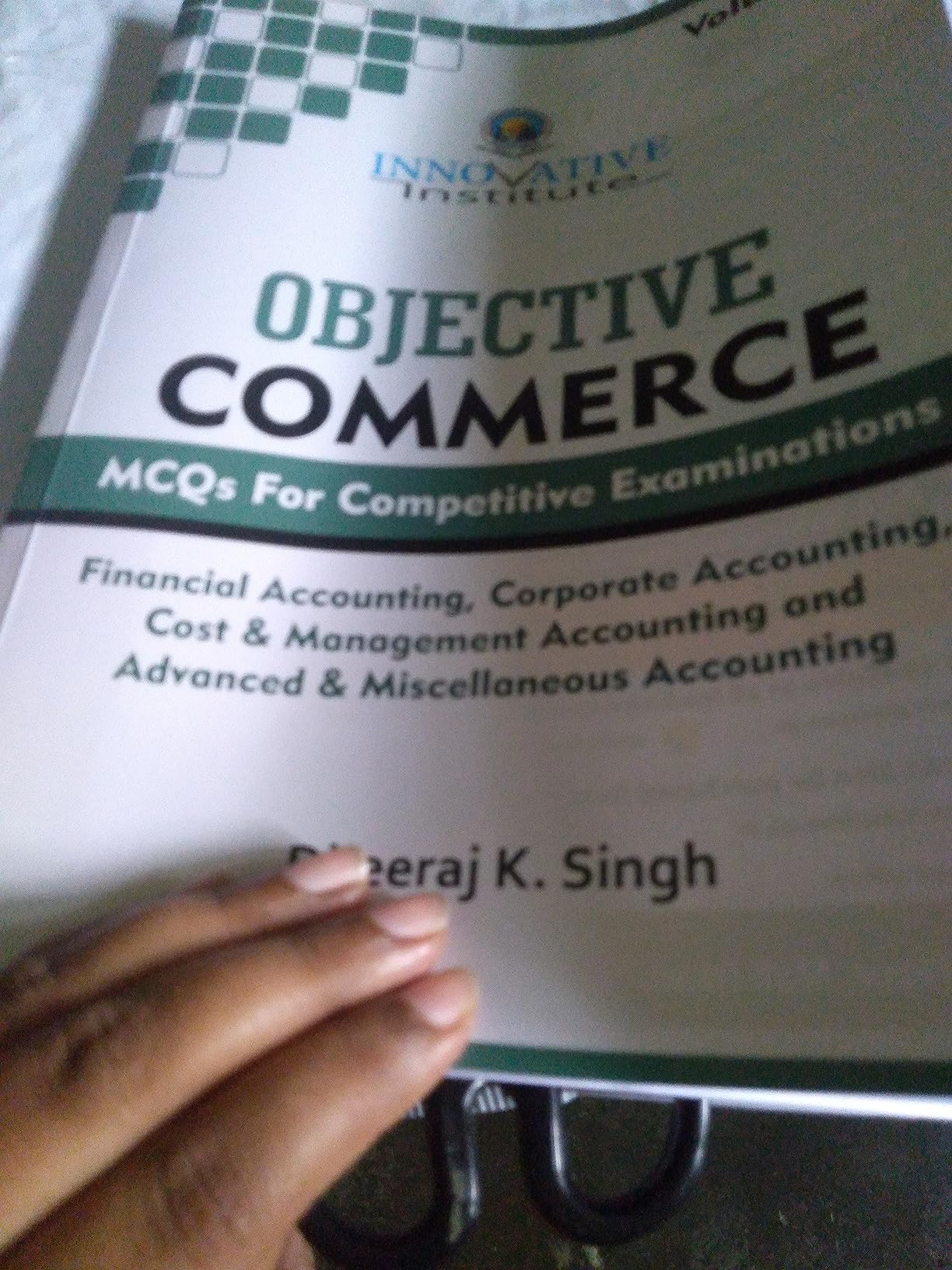 Buy Objective Commerce (MCQs For Competitive Examinations) - Volume 1 ...