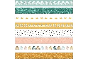 Whaline Boho Bulletin Board Borders: Liven Up Your Space with Vibrant Vibes