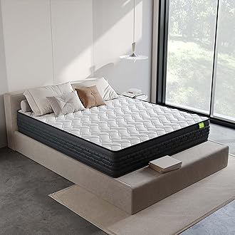 - Riserox Mattress | Luxe Comfort Pocket Spring | 10 Years Warranty | King Size 78x72x10 Inch Mattress | Medium Firm
