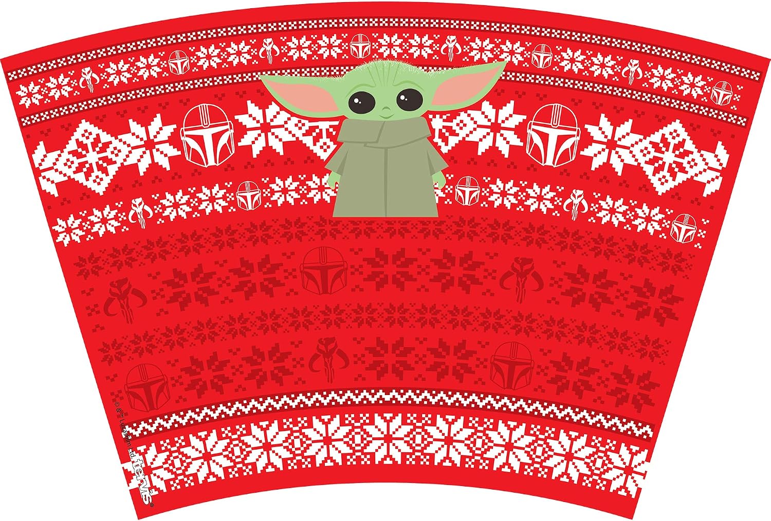 Tervis Star Wars The Mandalorian Christmas Holiday Sweater Made in USA Double Walled Insulated Tumbler Travel Cup Keeps Drinks Cold & Hot - Image 3