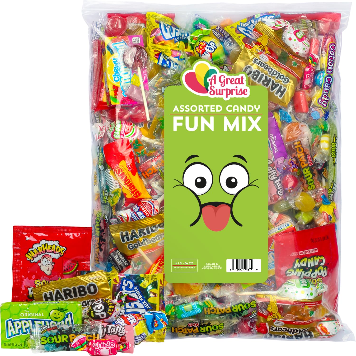 Assorted Candy - Bulk Candy - Party Mix - Goodie Bag Stuffers - Candy Variety Pack - Pinata Candy - Individually Wrapped Candies - Fun Size Candy - Bag Candy - 4 Pounds