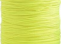 Vista 149 de KONMAY 1 rollo de cuerda de nailon para hacer pulseras de 150 yardas, trenzado de nailon Shamballa Macramé/cordón de cuentas de 0.4mm, cordón