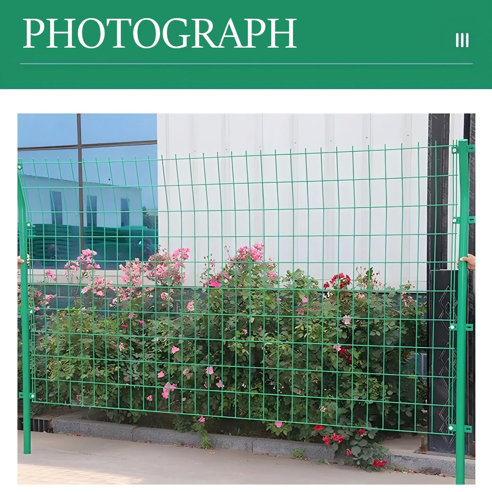 Rete da Giardino Extra-Resistente con Maglia Uniforme per Rose Rampanti Piante Rampicanti e Progetti di Recinzione Agricola(1.5x30m,2mm)