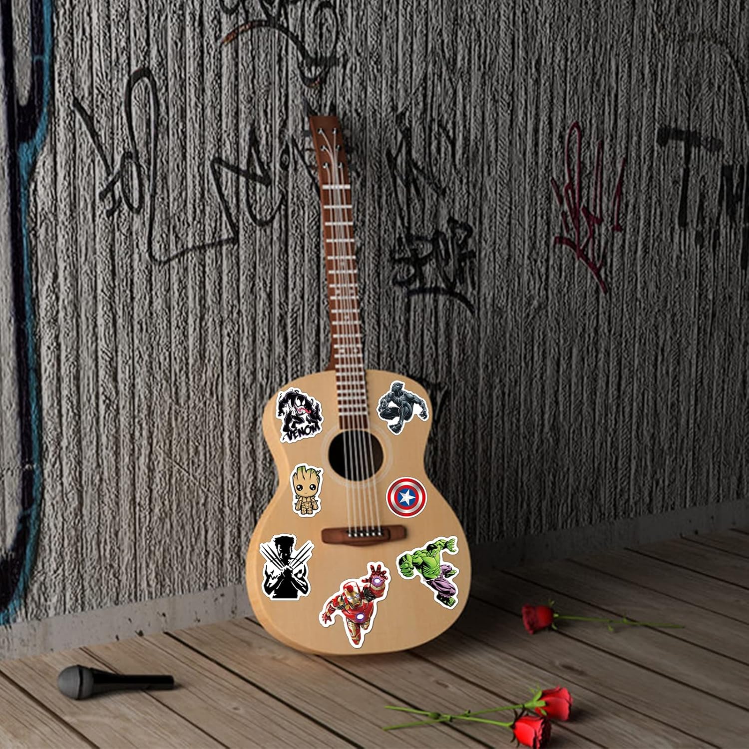 Teens Hero Stickers [ 100PCS ] Vinyl Waterproof Disney Stickers Pack for Laptop, Water Bottles, Helmet, Marvel Comic Legends Stickers Decals with Party Supplies Favors for Kids Teens Gift : Electronics