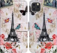 Vista 20 de Funda para iPhone 12 Pro Max, diseño de libélula con tapa y soporte para tarjeta y soporte para iPhone 12 Pro Max