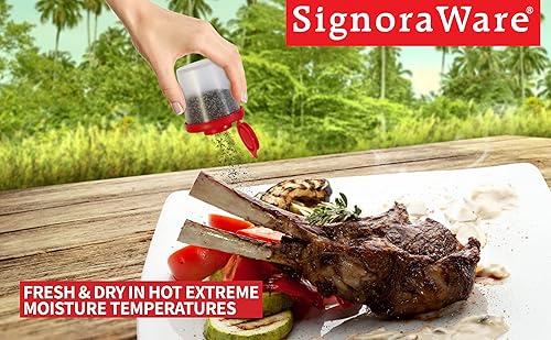 Miniatura 2 de Juego de 2 saleros y pimenteros a prueba de humedad, saleros medianos para llevar, camping, picnic al aire libre, cocina, loncheras, juego de