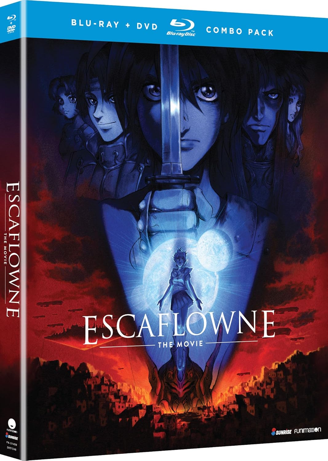 Escaflowne The Movie [Bluray] Caitlin Glass, Aaron