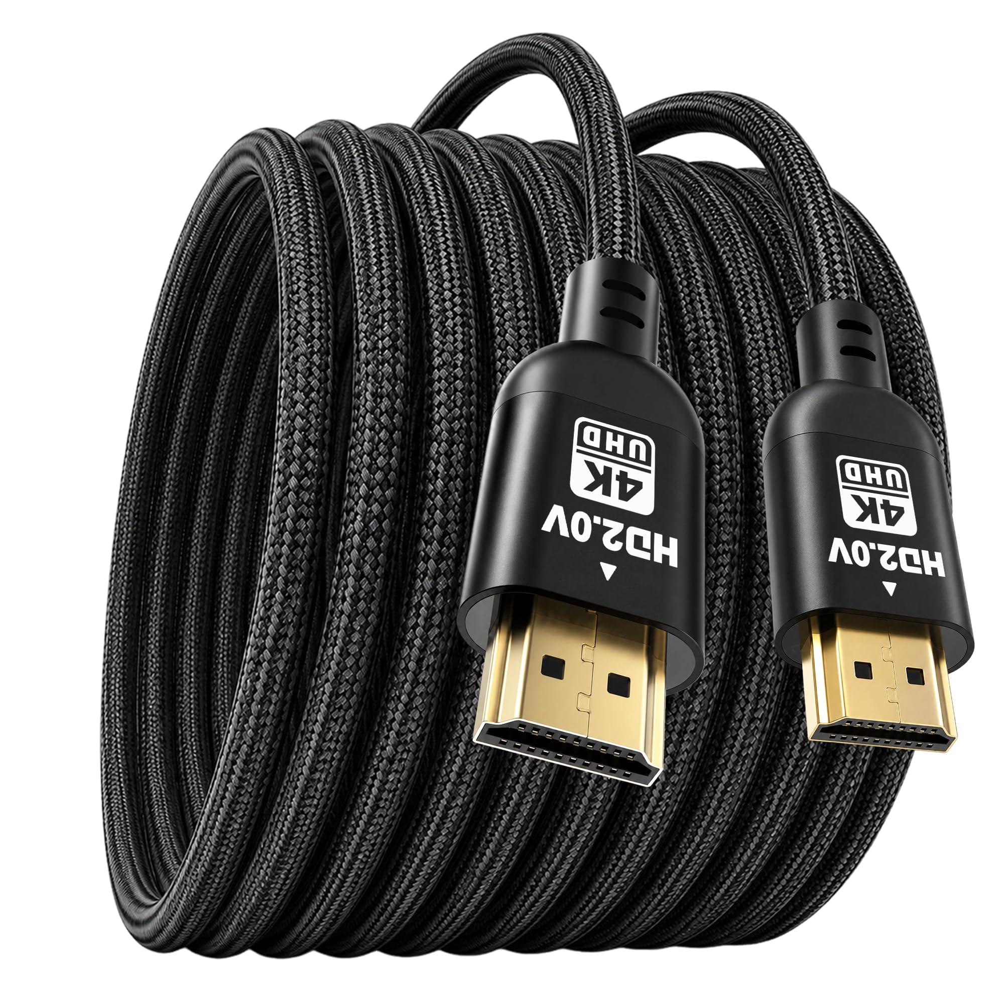 Diyanisly 4K HDMI Kabel 15M, 18Gbps Hohe Geschwindigkeit | HDMI 2.0 Kabel, Unterstützt 4K@60Hz 2K@120Hz, Dynamic HDR, ARC, Kompatibel mit TV, Laptop, PC, HDTV