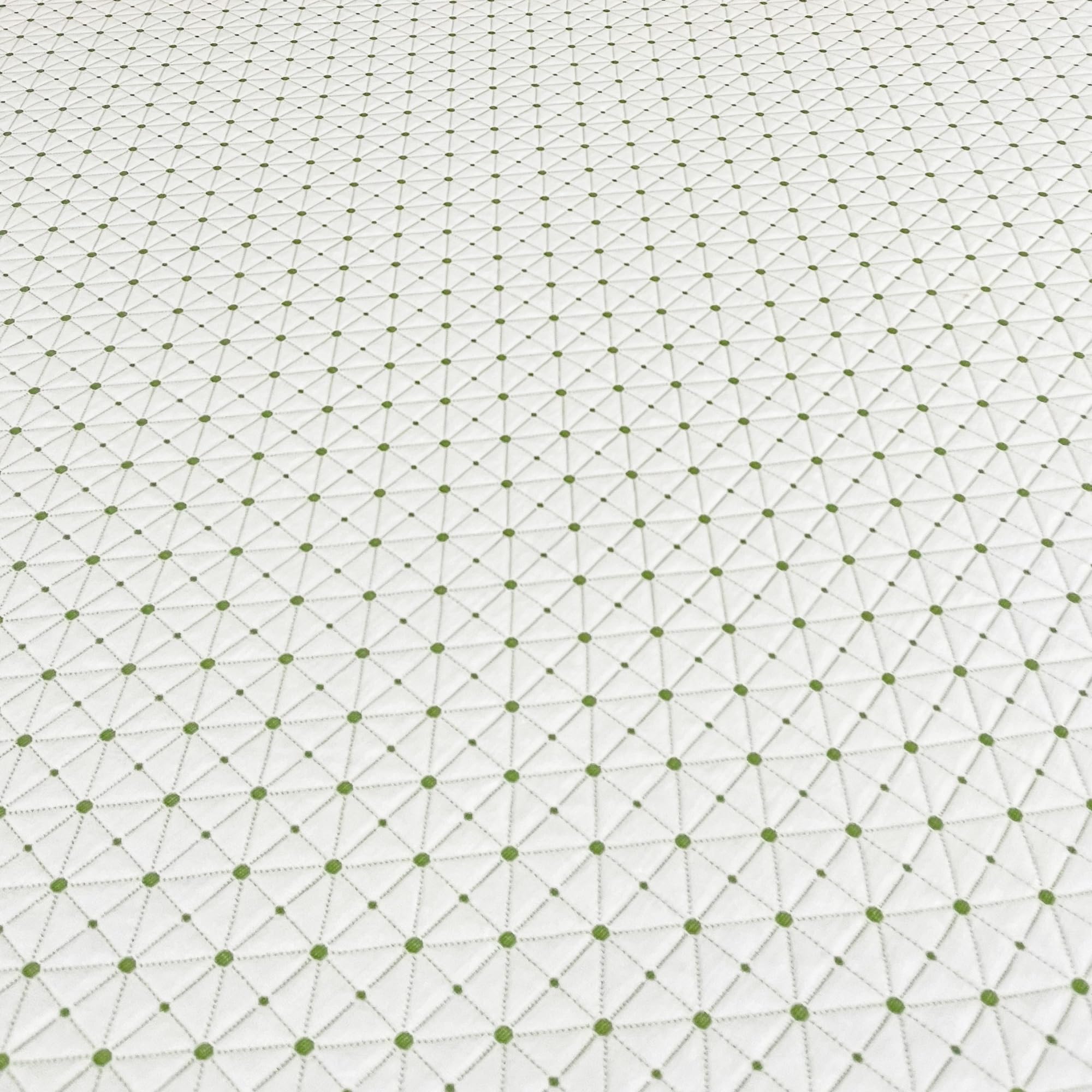Funda Colchón Impermeable Protector de colchón, Sábana Ajustable Impermeable, Lavable, Transpirable, Duradera, Funda Cama for Individual, Doble y Queen(Green Grid,135x190x30cm)