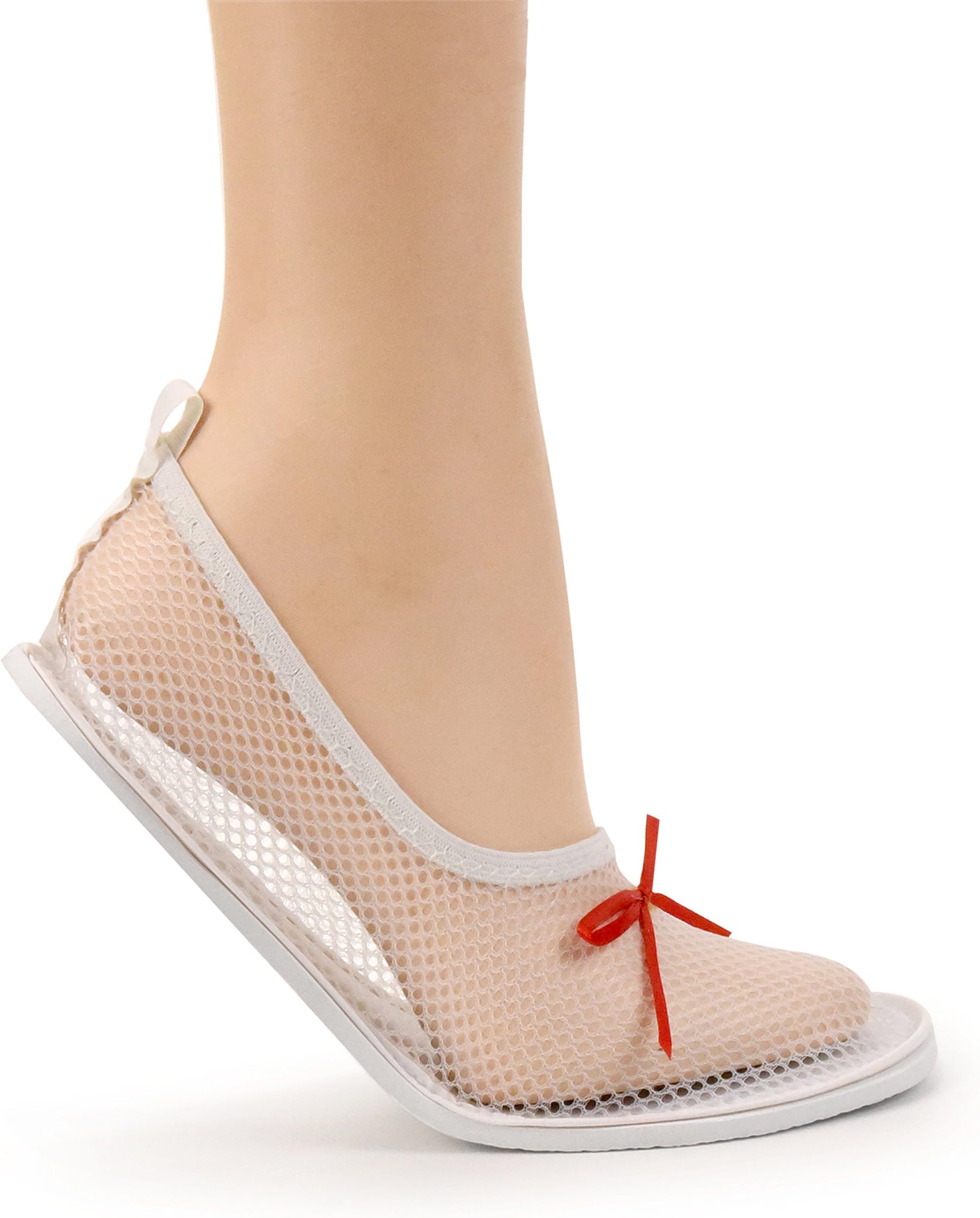 Beemo Women Men Shower Slipper Shoes Grooved Soles for Full Slip-Resistant-X-Large
