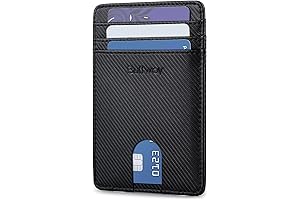 EcoVision Slim Minimalist RFID Blocking Front Pocket Wallet