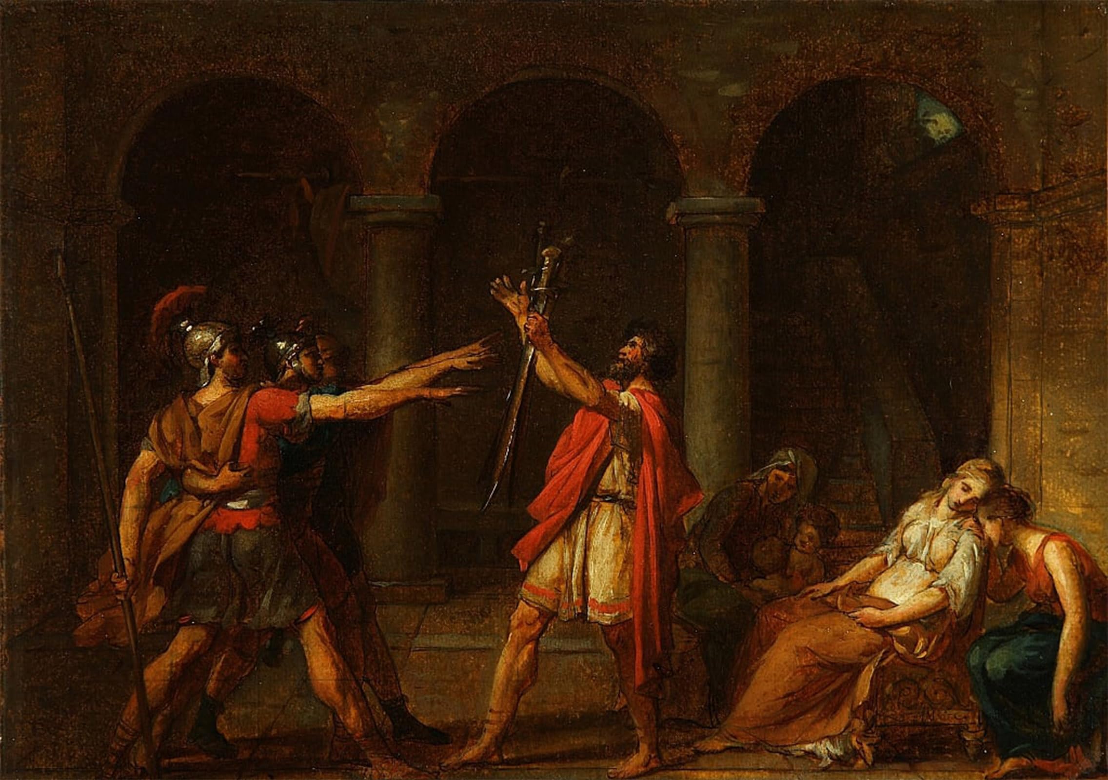 Impression Toile de Maître Jacques Louis David Grand Format 60x90cm