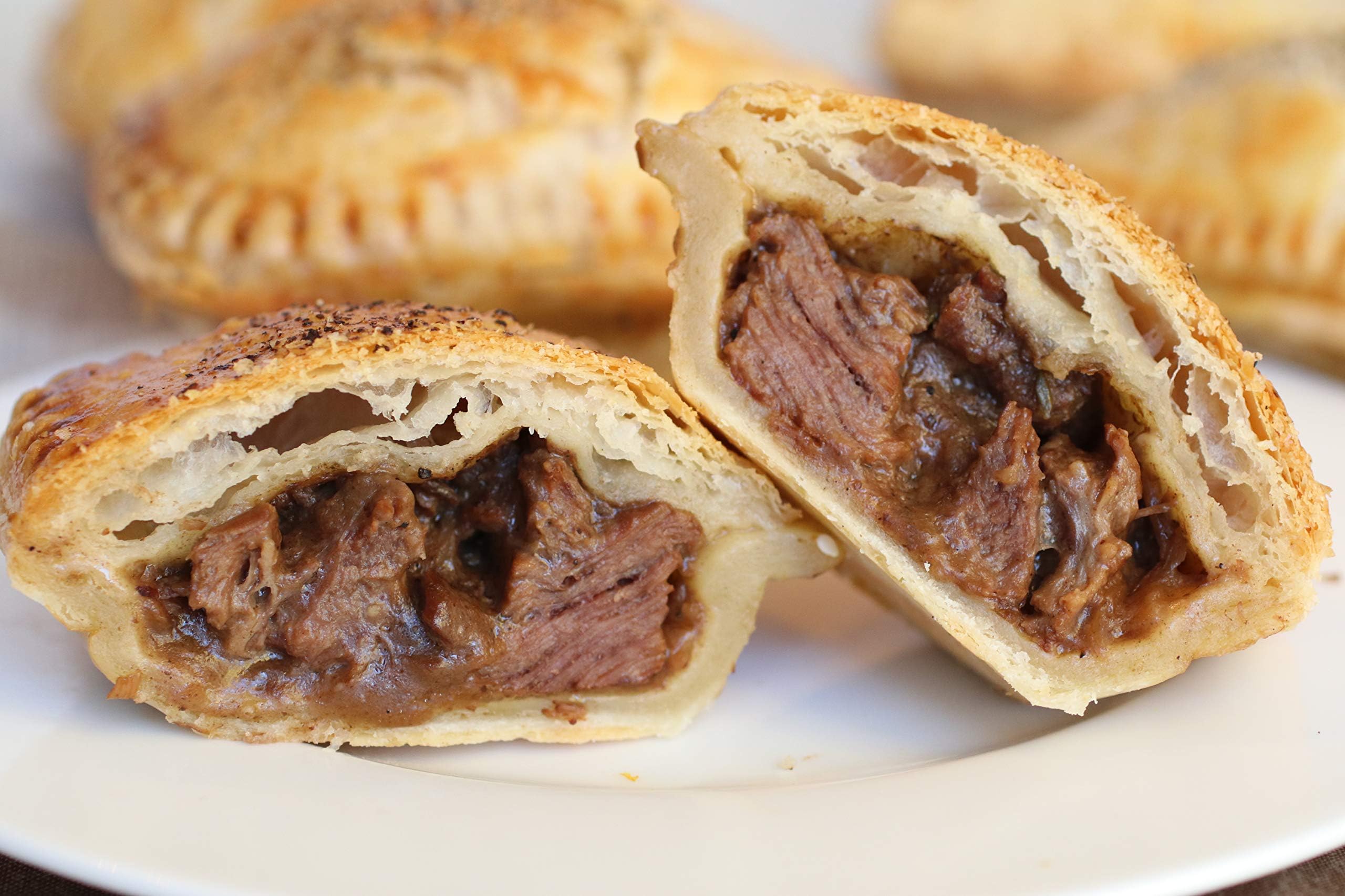 British, Australian, and South African Style Meat Pies; Ready-to-Bake Pepper Steak Hand Pies by Panbury's Pies
