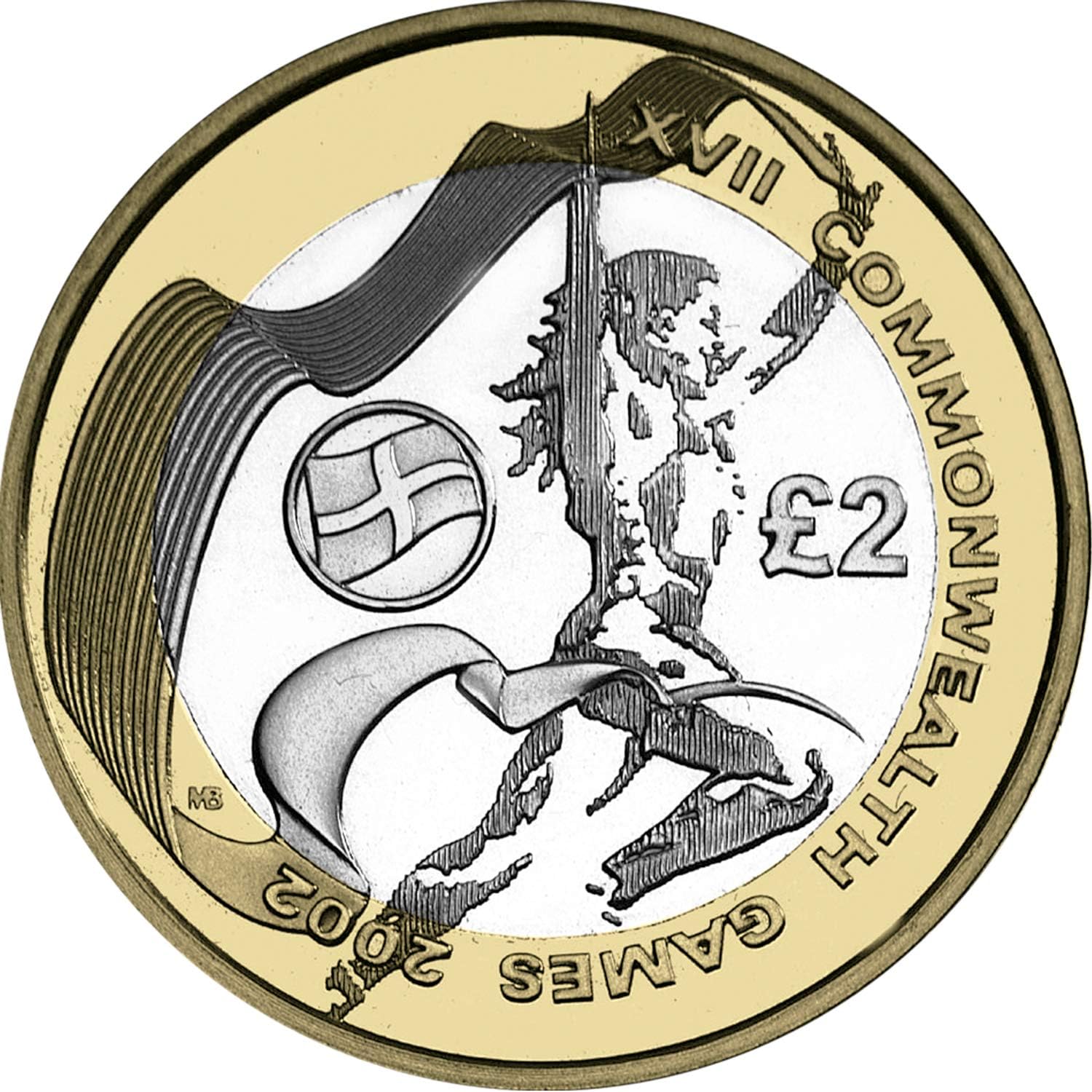 Official £2 coins of Fev, Commonwealth Games England (2002) choose almost  uncirculated (new) or slightly circulated (collector).: Amazon.de: Toys