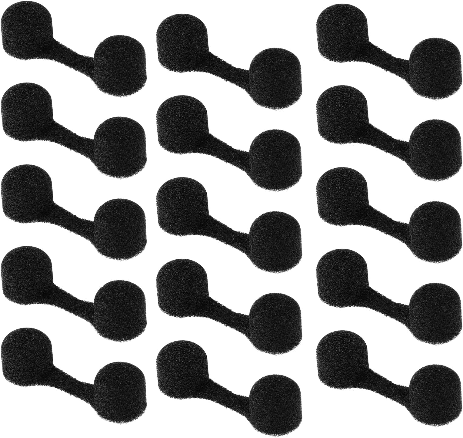 50Pcs Nose Plug Filter, Disposable Nose Filters for Dust, Bulk Softness Sponge Nostril Filters, Nose Plug for Allergies, for Women Men Sunless Spray Tanning Outdoor Dust Construction Areas (Black)