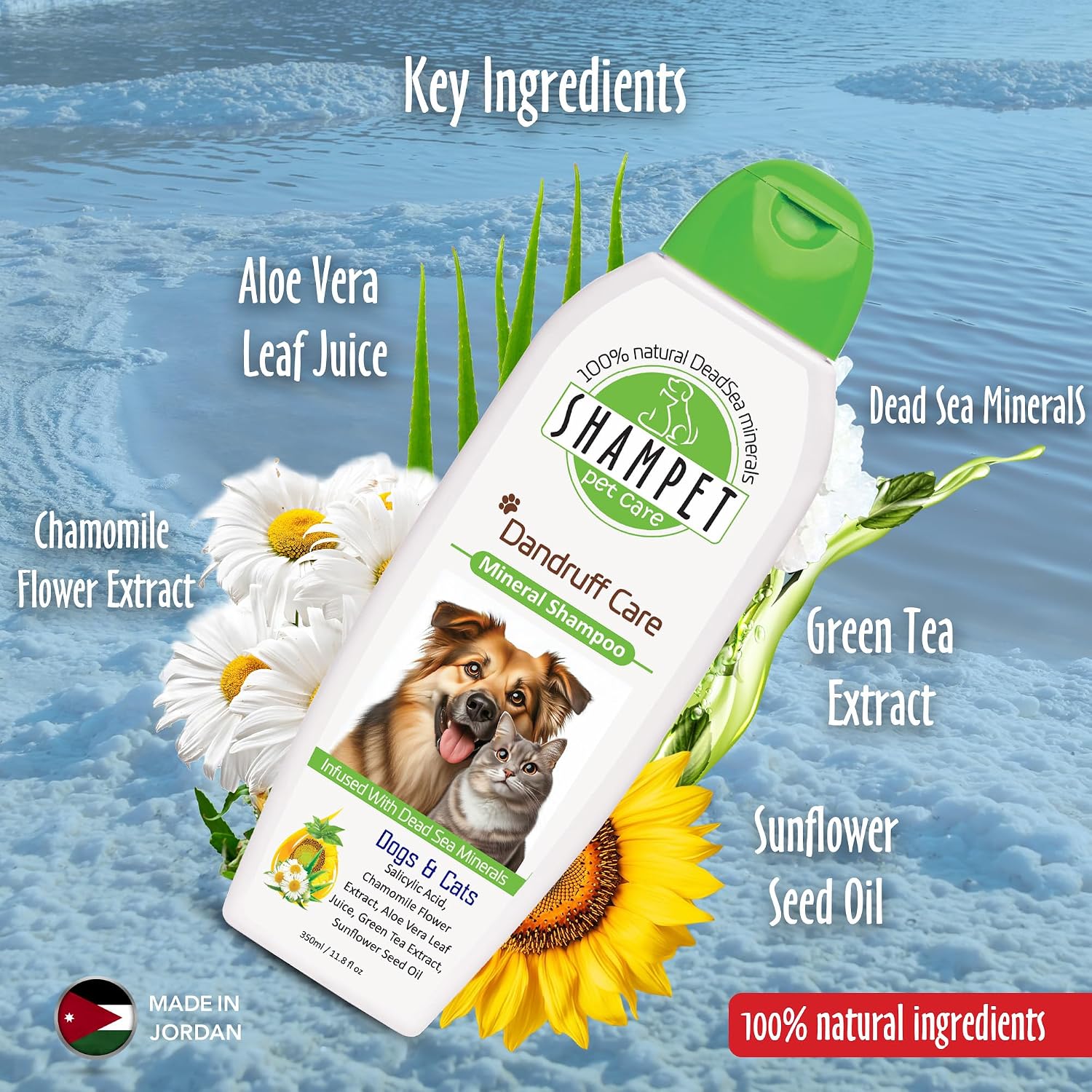 Dandruff Care Mineral Pet Shampoo (350 ML)