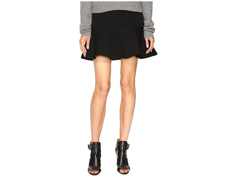 

McQ Peplum Mini Skirt (Darkest Black) Women's Skirt