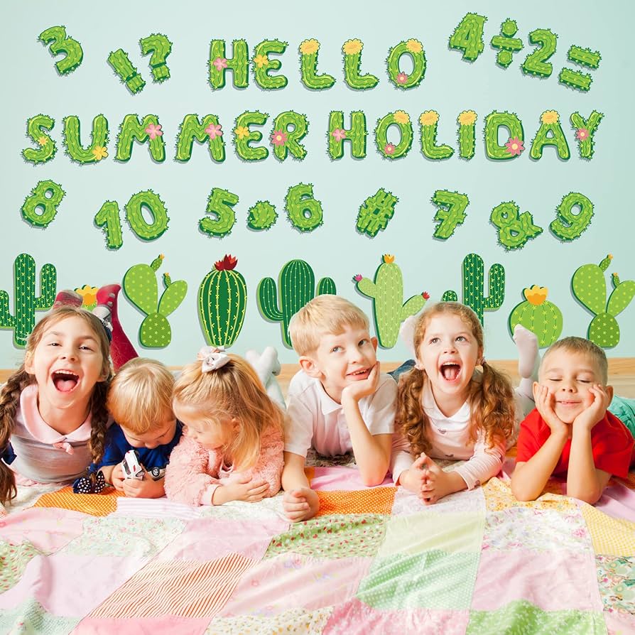 Amazon.co.jp: Whaline 110個 サボテン文字カットアウト